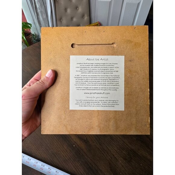 Shell Printed Picture- Jonathan Shuff Photography. Print On Wood 8 x 8 - Picture 7 of 11